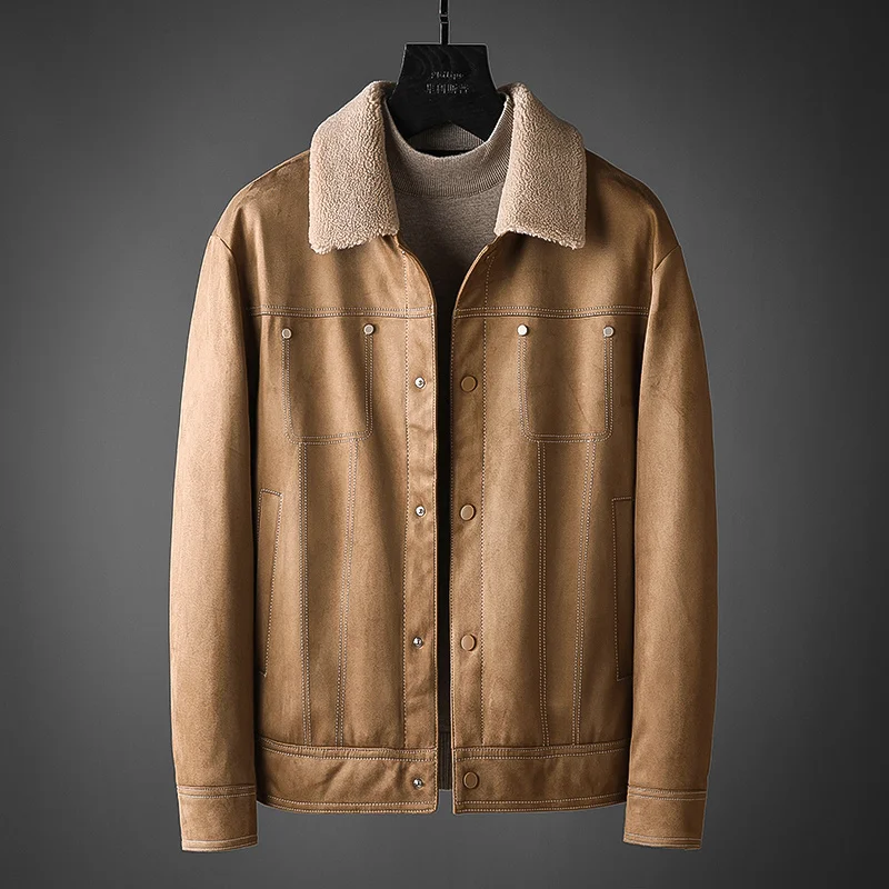2021 Light luxury quality luxury inner granular cashmere thickened lamb coat men's deerskin flannel jacket men's
2021 Light luxury quality luxury inner granular cashmere thickened lamb coat men's deerskin flannel jacket men's