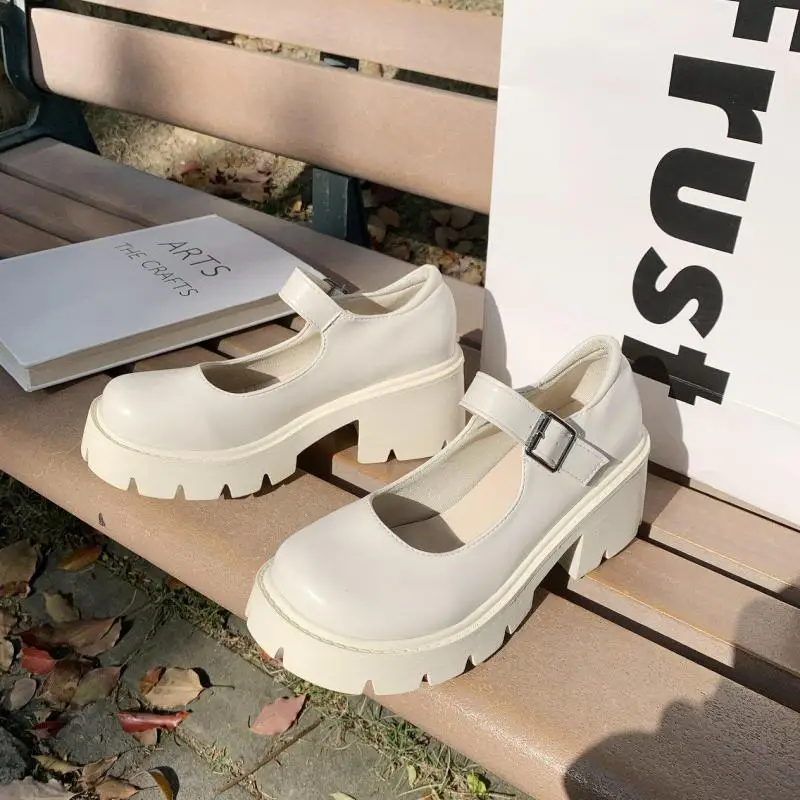 Autumn Mary Shoes Women British Style 2021 New Thick-soled College Style Casual Loafers Leather Fashion Winter Warm Shoes Girls
Autumn Mary Shoes Women British Style 2021 New Thick-soled College Style Casual Loafers Leather Fashion Winter Warm Shoes Girls