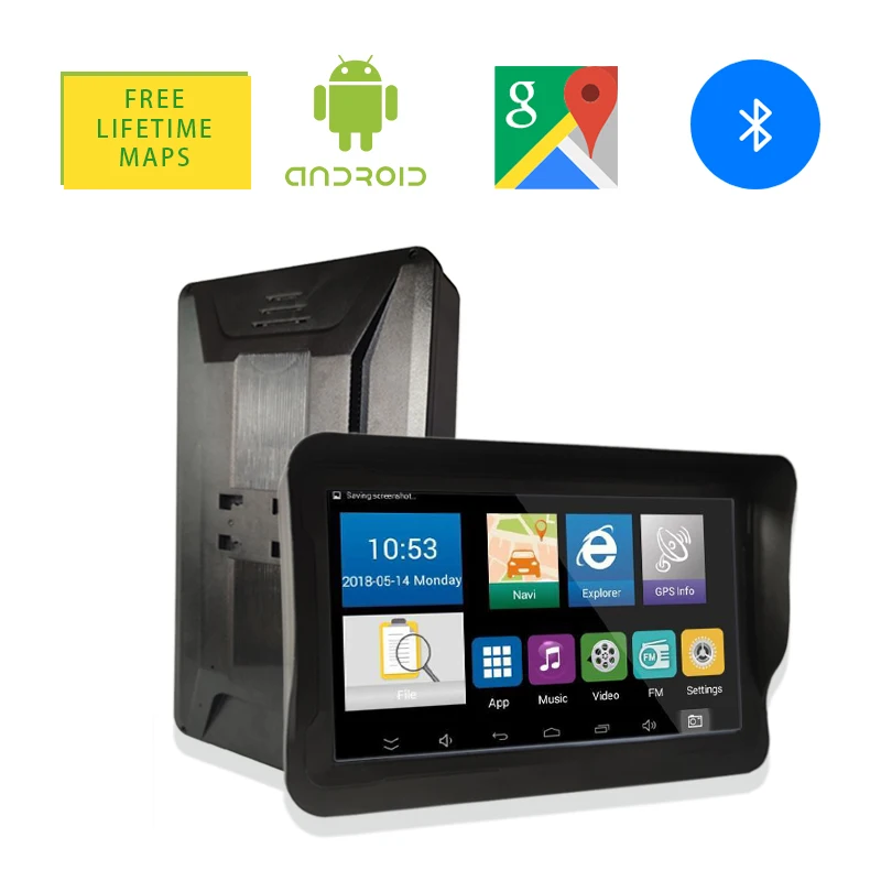9-дюймовый автомобильный GPS-навигатор Bluetooth WiFi Android FM ночное видение AV IN 512M + 16G