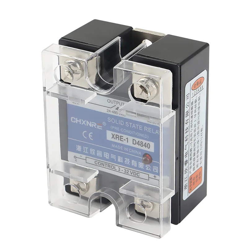 Однофазное твердотельное реле, управляемое постоянным током, Бесконтактное бесшумное реле для артиллерийского 3D-принтера 
Однофазное твердотельное реле, управляемое постоянным током, Бесконтактное бесшумное реле для артиллерийского 3D-принтера