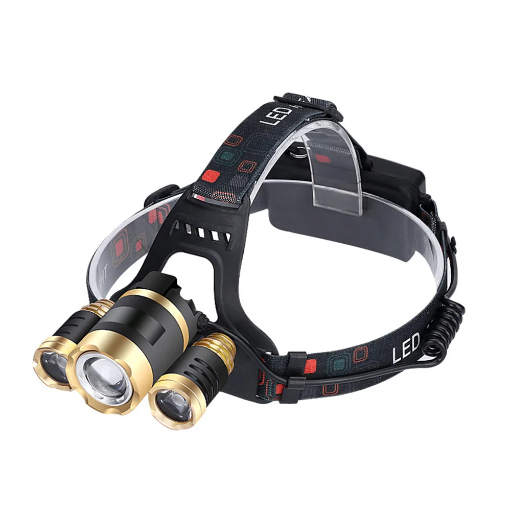 LED Headlight 30W 3 Heads Waterproof Aluminum Alloy 4 Modes Zoom Motion Sensor Light Head Flashlamp for Fishing Hiking Camping
LED Headlight 30W 3 Heads Waterproof Aluminum Alloy 4 Modes Zoom Motion Sensor Light Head Flashlamp for Fishing Hiking Camping