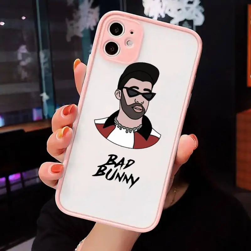 Bad Bunny - Yonaguni Phone Case For iPhone 12 11 Mini Pro XR XS Max 7 8 Plus X Matte transparent Pink Cover
Bad Bunny - Yonaguni Phone Case For iPhone 12 11 Mini Pro XR XS Max 7 8 Plus X Matte transparent Pink Cover