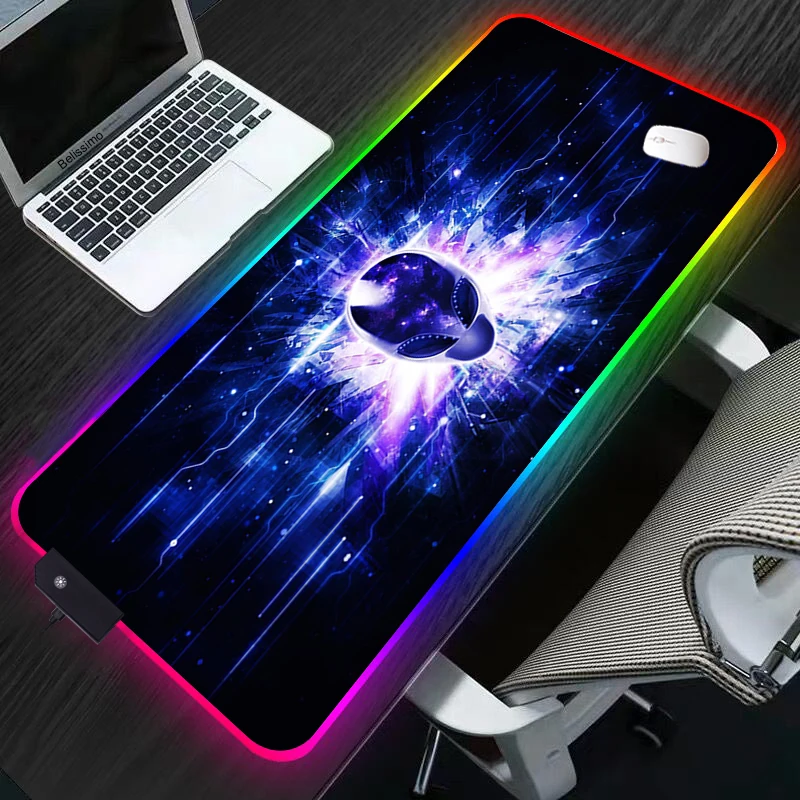 Mousepad Alienware RGB Black Large Gaming Mouse Pad Colorful Mouse Mat Keyboard Mat Table Mat Desk Mat For Notebook Laptop Gamer
Mousepad Alienware RGB Black Large Gaming Mouse Pad Colorful Mouse Mat Keyboard Mat Table Mat Desk Mat For Notebook Laptop Gamer