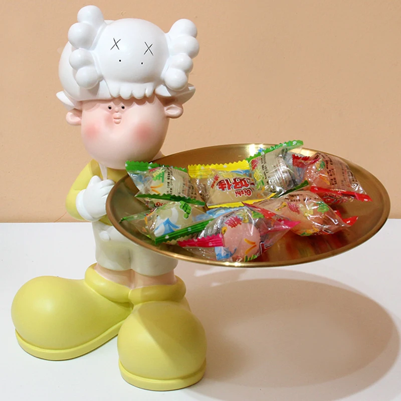 Cartoon bear boy resin decoration storage key tray entrance hallway living room home TV cabinet candy tray desktop decorations
Cartoon bear boy resin decoration storage key tray entrance hallway living room home TV cabinet candy tray desktop decorations