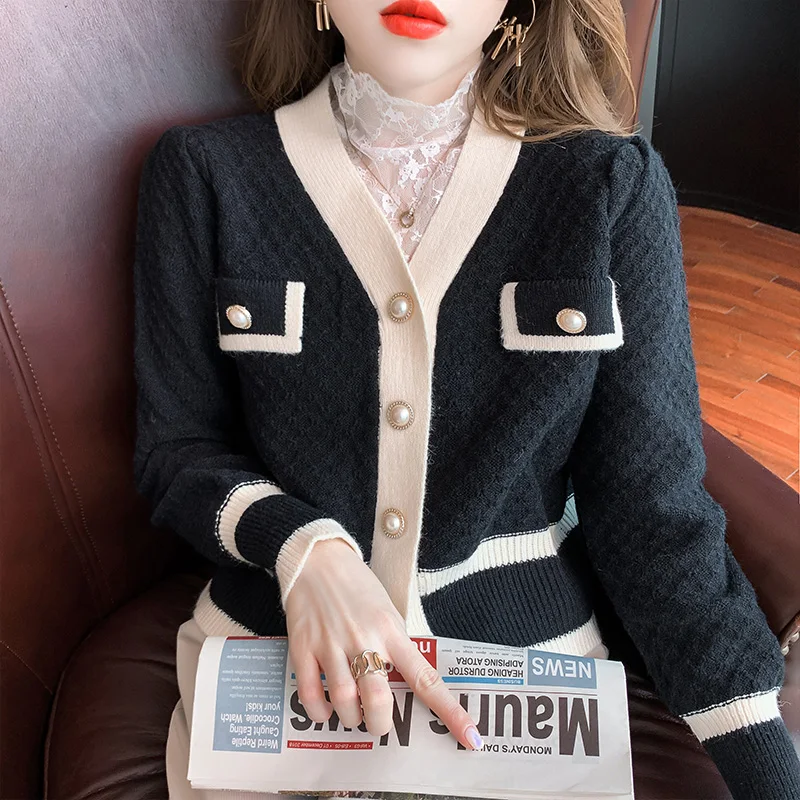Women's Sweaters Fashion Button Pocket Solid Lady Clothing Casual O-neck Girl's Cardigan Winter Loose Long Sleeve Top Houthion
Women's Sweaters Fashion Button Pocket Solid Lady Clothing Casual O-neck Girl's Cardigan Winter Loose Long Sleeve Top Houthion