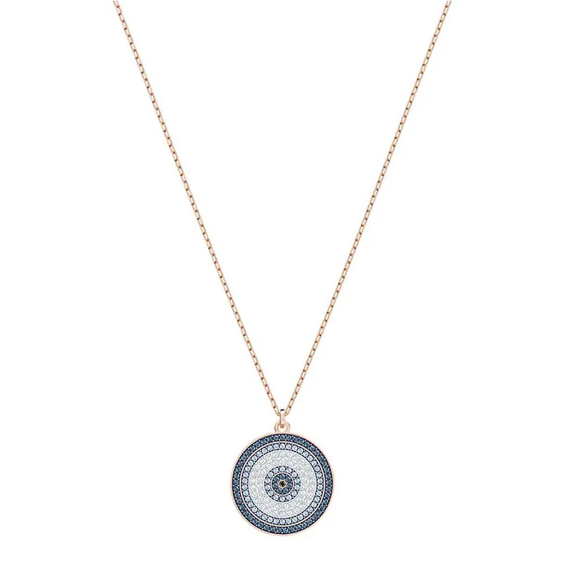 SWA Exquisite New Lucky Pendant Multicolor Rose Gold Necklace Fashion Lady Jewelry Send Girlfriend Anniversary Wedding Gift
SWA Exquisite New Lucky Pendant Multicolor Rose Gold Necklace Fashion Lady Jewelry Send Girlfriend Anniversary Wedding Gift