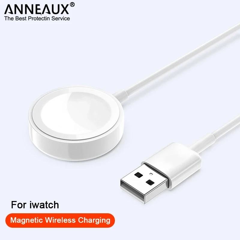 

Беспроводное зарядное устройство с USB-разъемом для iwatch 3 S4, подходит для Apple 6 SE iPhone watch 3 4 5 Series 6, магнитная Беспроводная Зарядная база