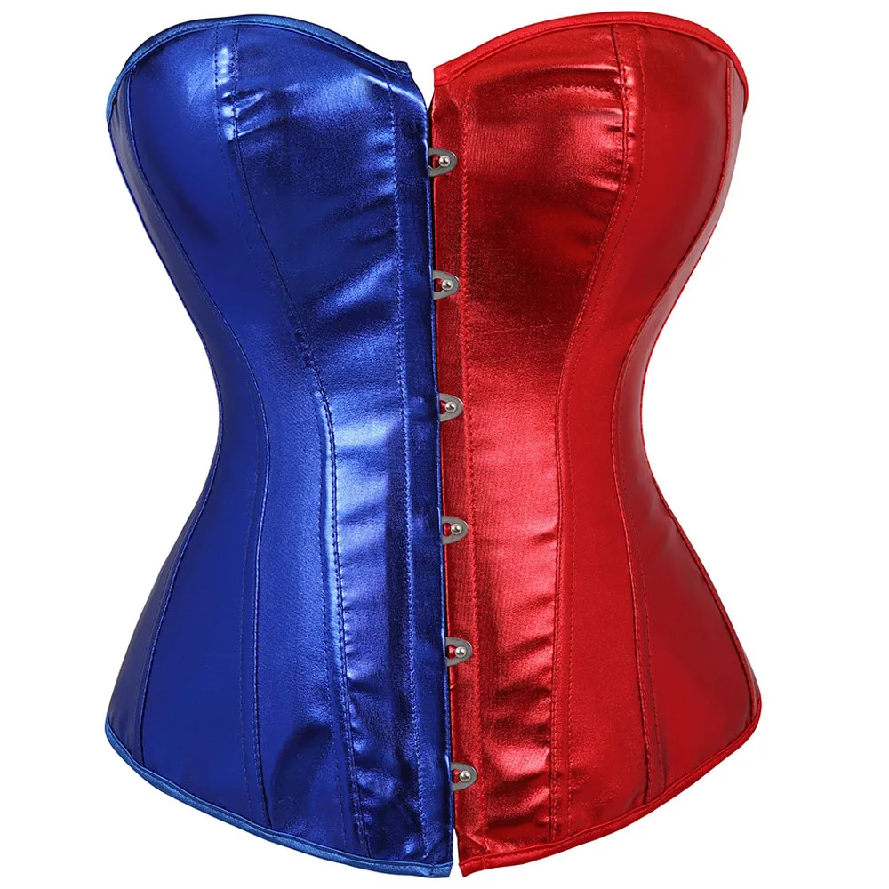 Women's Faux Leather Steampunk Party Corset Bustier Costume Cosplay Superhero Costume Sexy Plus Size Costumes Red Blue Lingerie
Women's Faux Leather Steampunk Party Corset Bustier Costume Cosplay Superhero Costume Sexy Plus Size Costumes Red Blue Lingerie