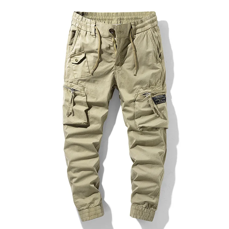 2022 New Joggers Pants Men Cotton Cargo Pants Multi-Pockets Fashion Elastic Waist Work Pantalones Leisure Trousers Men Clothing
2022 New Joggers Pants Men Cotton Cargo Pants Multi-Pockets Fashion Elastic Waist Work Pantalones Leisure Trousers Men Clothing