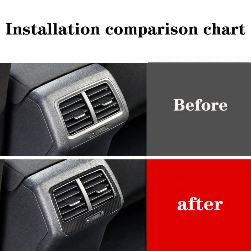 Car styling Carbon Fiber Interior Back air vent frame Cover Sticker For Volkswagen-VW Golf7-GTI MK7 2014-2019
Car styling Carbon Fiber Interior Back air vent frame Cover Sticker For Volkswagen-VW Golf7-GTI MK7 2014-2019