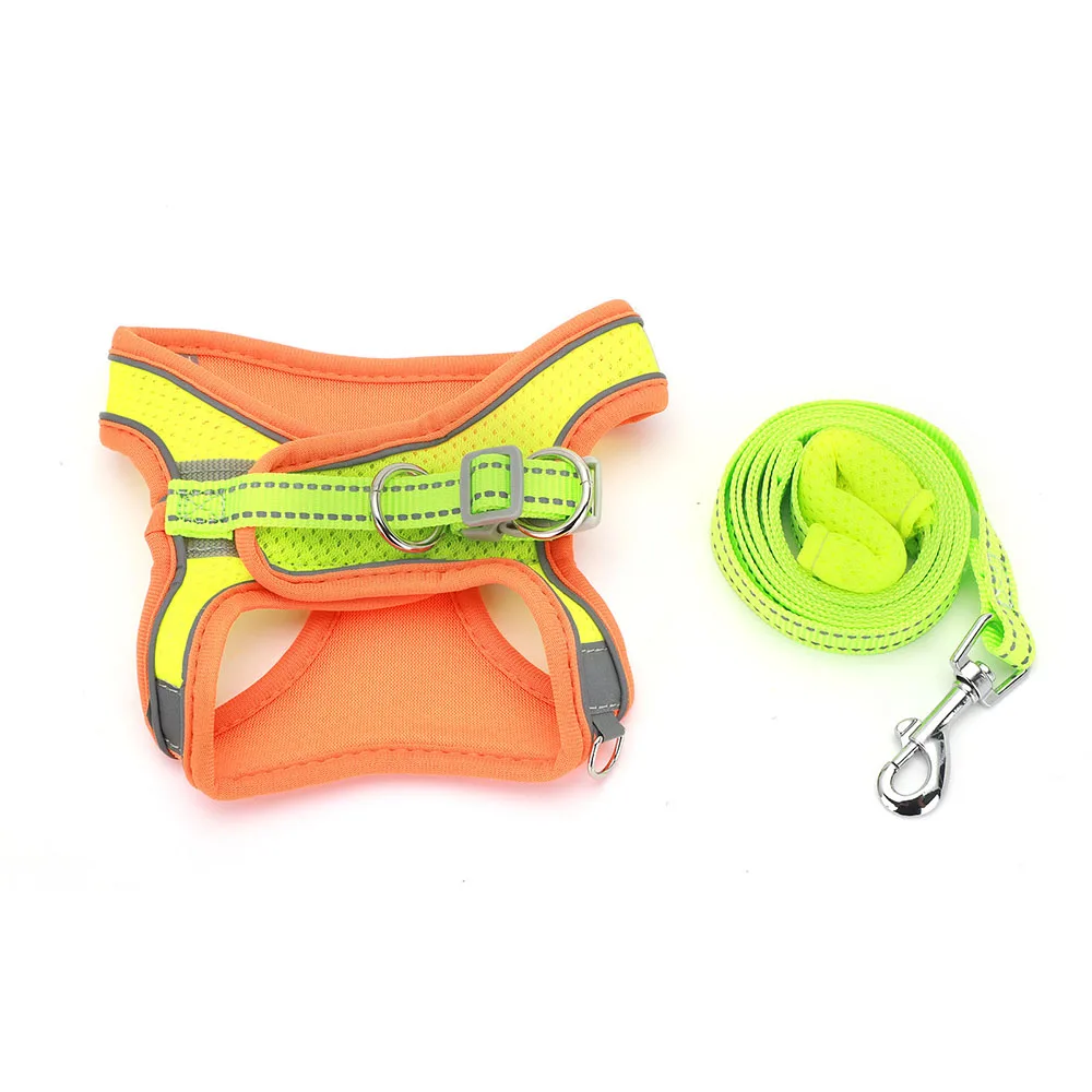 Small and Medium-sized Pet Dog Leash Reflective Mesh Chest Harness Comfortable and Adjustable Pet Vest Harness Dogs Accessoires
Small and Medium-sized Pet Dog Leash Reflective Mesh Chest Harness Comfortable and Adjustable Pet Vest Harness Dogs Accessoires