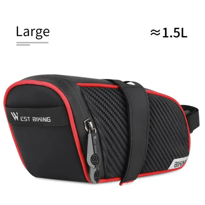 WEST BIKING Tail Bag Saddle Bag Bicycle Bag Mountain Bike Road Bike Waterproof Night Reflective Back Seat Bag Riding Equipment
WEST BIKING Tail Bag Saddle Bag Bicycle Bag Mountain Bike Road Bike Waterproof Night Reflective Back Seat Bag Riding Equipment