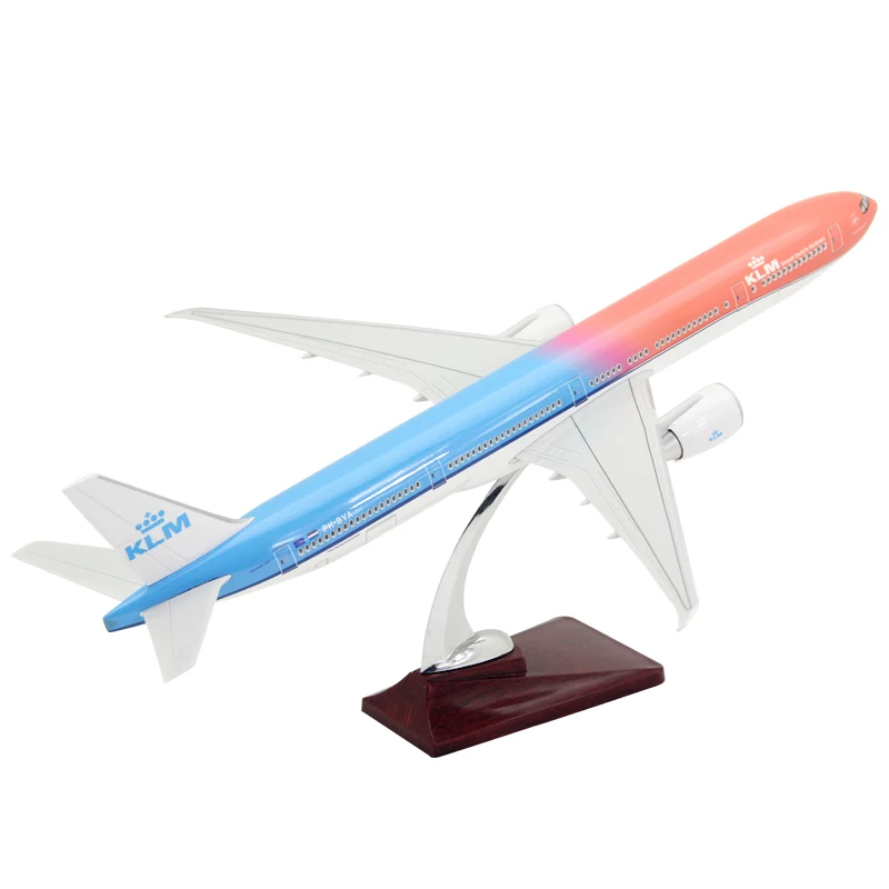 47 см AIR KLM Orange Pride Royal Dutch Airlines самолет Boeing B777 модель самолета из смолы литье под