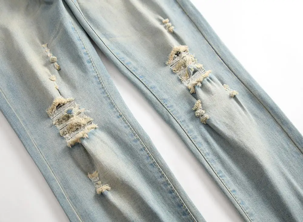 2021 2020 Fashion washing Casual light blue Denim Distressed Slim stretch Cowboy locomotive Biker hip hop street jeans men
2021 2020 Fashion washing Casual light blue Denim Distressed Slim stretch Cowboy locomotive Biker hip hop street jeans men