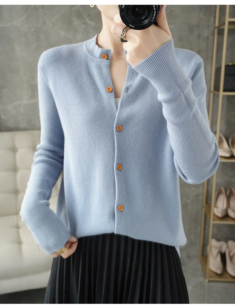 QVTFTK2021 Women's Sweater, Round Neck Wool Cardigan, Knitted Base, Solid Color, Korean Version, Loose Jacket, Special Price
QVTFTK2021 Women's Sweater, Round Neck Wool Cardigan, Knitted Base, Solid Color, Korean Version, Loose Jacket, Special Price