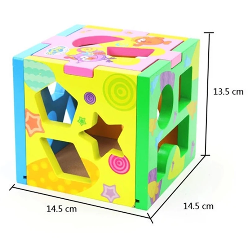 1PC Wooden Holes Intelligence Box Geometric Shape Building Blocks Color Shape Cognitive Early Learning Educational Toys
1PC Wooden Holes Intelligence Box Geometric Shape Building Blocks Color Shape Cognitive Early Learning Educational Toys