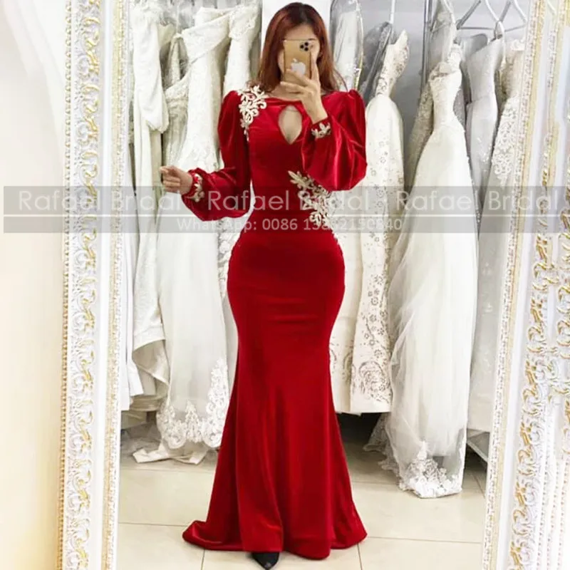 

Женское атласное платье с юбкой годе, красное вечернее платье с длинным рукавом и вырезом «Замочная скважина», белое платье с аппликацией, п...