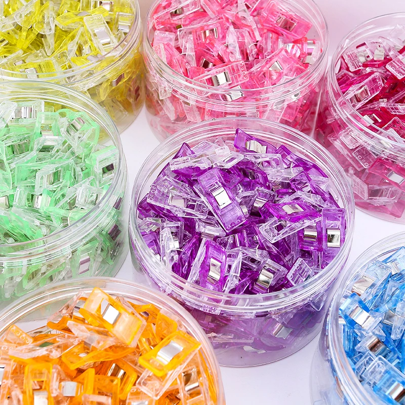 Sewing Clips Tools 100pcs Craft Clips Craft Accessories Assorted Color Multi-Use Clip Pack Clips Fabric Clamps Patchwork Hemming
Sewing Clips Tools 100pcs Craft Clips Craft Accessories Assorted Color Multi-Use Clip Pack Clips Fabric Clamps Patchwork Hemming