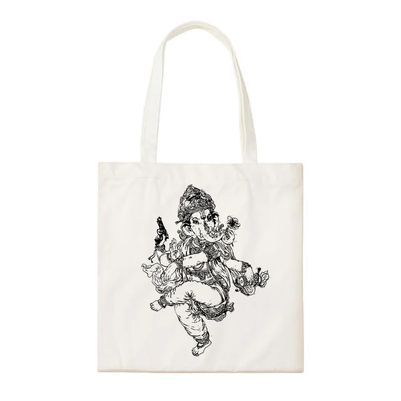 street art graffiti goth tattoo tiger head reggae lion design print daily canvas shopping bag handbags school bags | Багаж и сумки