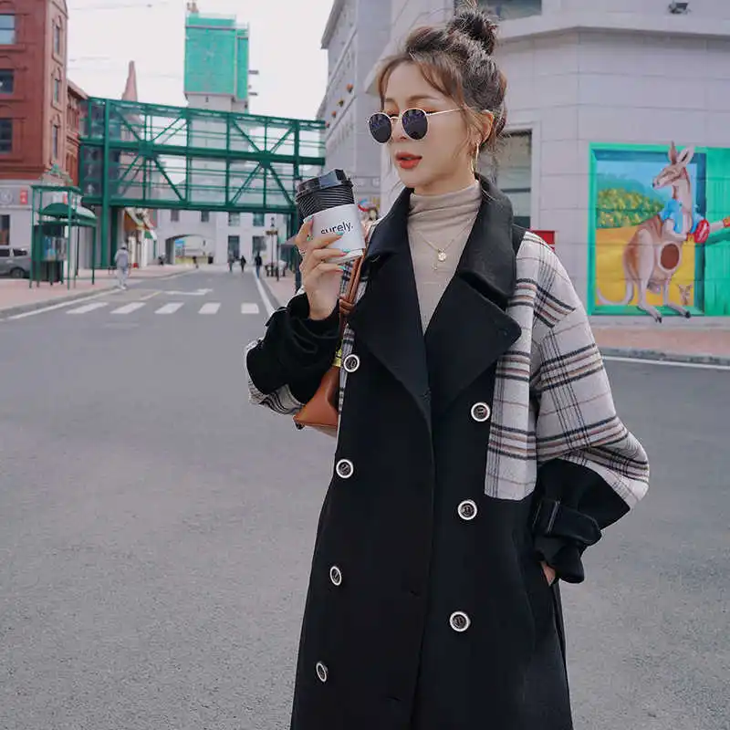 LANMREM Korean Style Split Paid Double-breasted Coat 2021 Autumn Winter Flare Waist Woolen Coats For Female Fashion 2A1593
LANMREM Korean Style Split Paid Double-breasted Coat 2021 Autumn Winter Flare Waist Woolen Coats For Female Fashion 2A1593