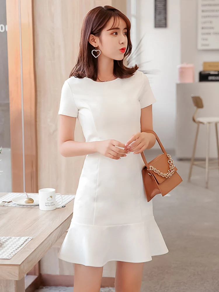 Black White Mermaid Dresses For Women Short Sleeves O Neck Mini Dress Ladies Sexy Vestido Casual Short Dress Slim Summer
Black White Mermaid Dresses For Women Short Sleeves O Neck Mini Dress Ladies Sexy Vestido Casual Short Dress Slim Summer