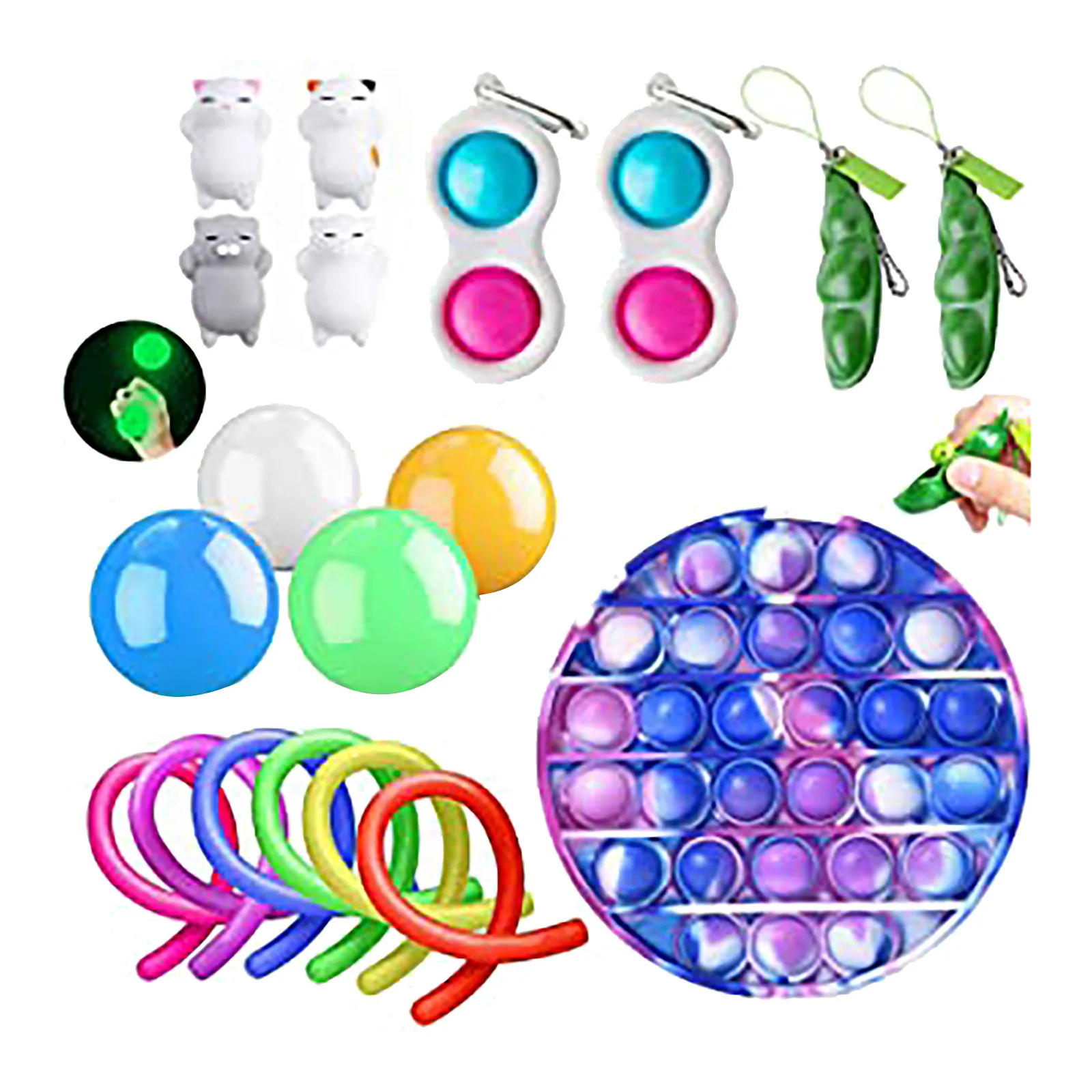 Sensory Fidget Toys Pack Cheap Anxiety Relief Tools Bundle Figetget Toys Set For Kids Adults Stress Balls Stress Relief Rings
Sensory Fidget Toys Pack Cheap Anxiety Relief Tools Bundle Figetget Toys Set For Kids Adults Stress Balls Stress Relief Rings