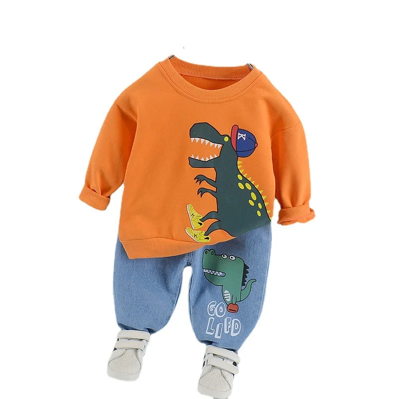 Spring Autumn New Boys Girls Clothes Infant Cartoon T Shirt Pants 2 Piece/Set Children Cotton Clothing Toddler Casual Sportswear
Spring Autumn New Boys Girls Clothes Infant Cartoon T Shirt Pants 2 Piece/Set Children Cotton Clothing Toddler Casual Sportswear