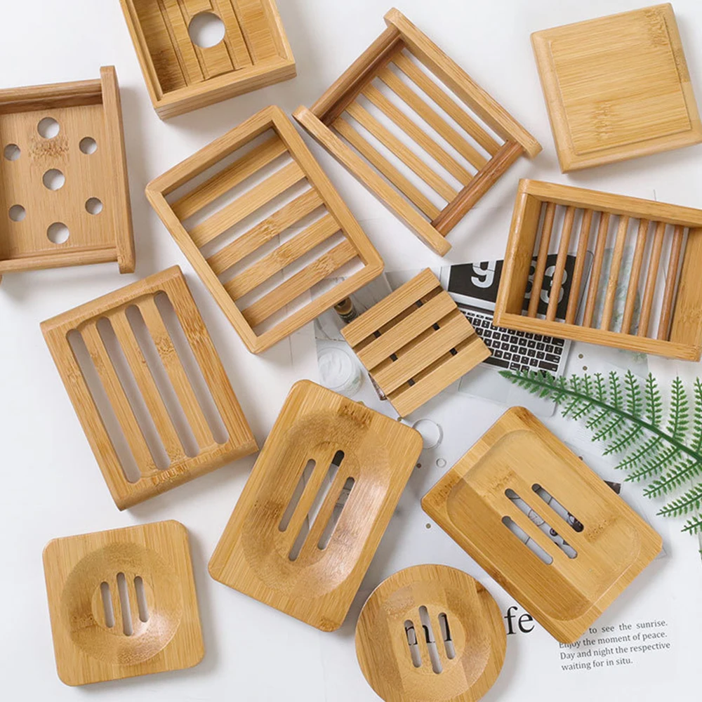 Wooden Natural Bamboo Soap Dishes Tray Holder Storage Soap Rack Plate Box Container Portable Bathroom Soap Dish Storage Box
Wooden Natural Bamboo Soap Dishes Tray Holder Storage Soap Rack Plate Box Container Portable Bathroom Soap Dish Storage Box