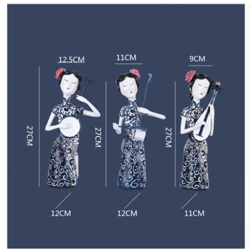 Birthday Gift Business Gift Simple Fashion Classical Cheongsam Maid Small Ornaments Room Living Room Wine Cabinet Study
Birthday Gift Business Gift Simple Fashion Classical Cheongsam Maid Small Ornaments Room Living Room Wine Cabinet Study