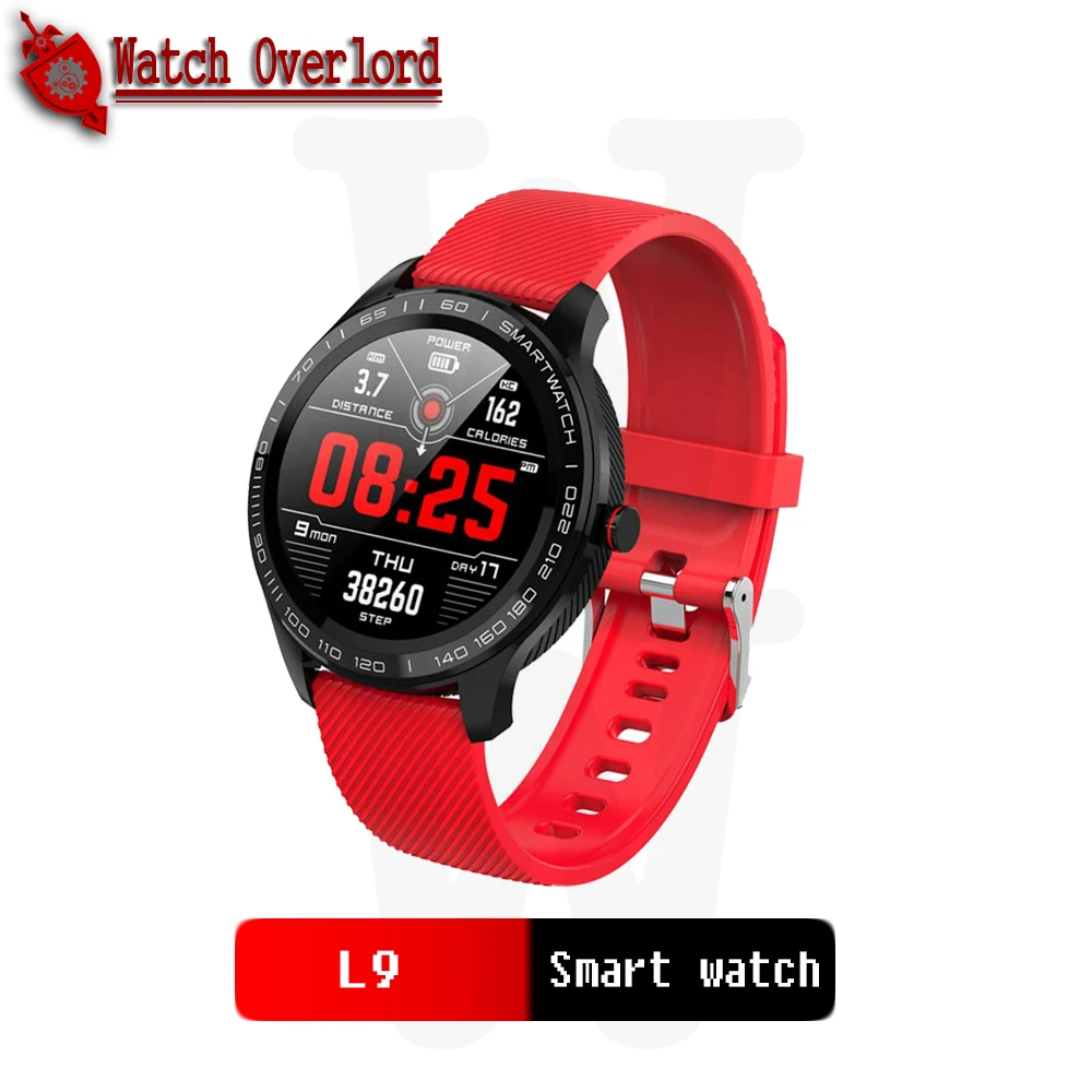 Умные часы WO L9 ЭКГ пульсометр звонки Apple Watch полностью сенсорные IP68