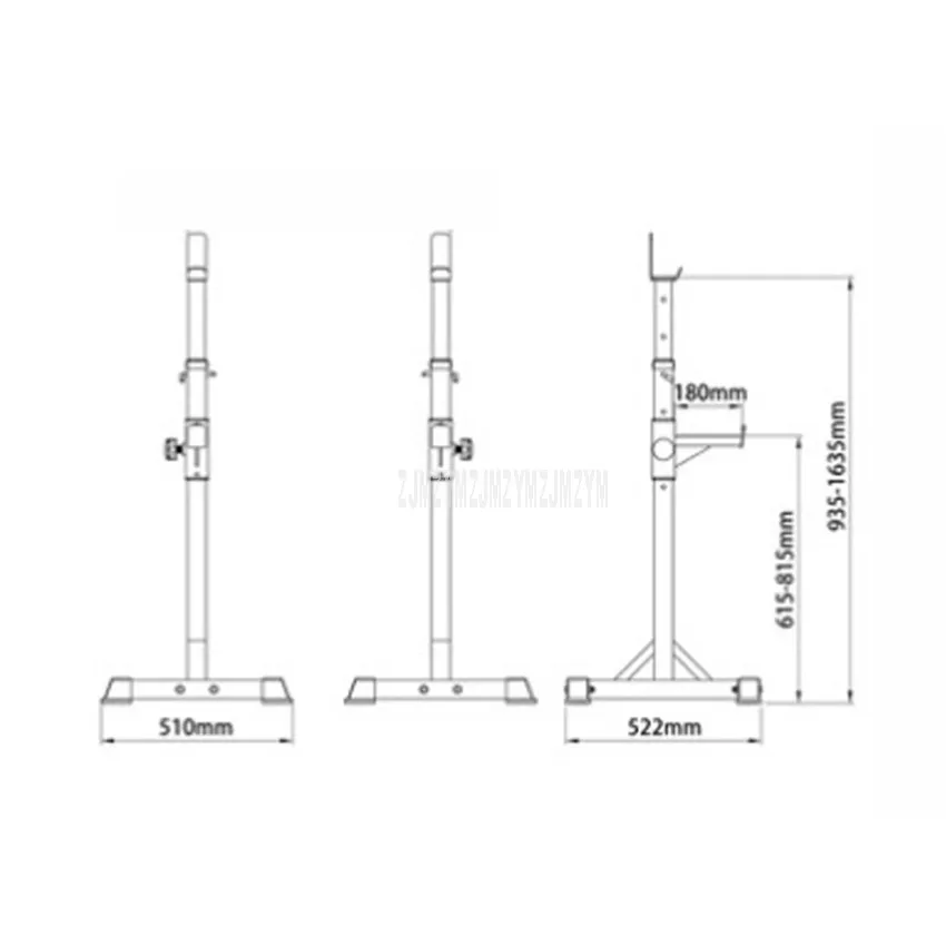 SS501 Split Weightlifting Barbell Rack Professional Squat Training Barbell Rack Holder Height Width Adjustable Fitness Equipment 
SS501 Split Weightlifting Barbell Rack Professional Squat Training Barbell Rack Holder Height Width Adjustable Fitness Equipment
