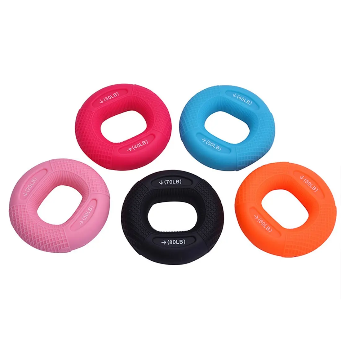 Silicone Adjustable Hand Grip 20-80LB Gripping Ring Finger Forearm Trainer Carpal Expander Muscle Workout Exercise Gym Fitness
Silicone Adjustable Hand Grip 20-80LB Gripping Ring Finger Forearm Trainer Carpal Expander Muscle Workout Exercise Gym Fitness