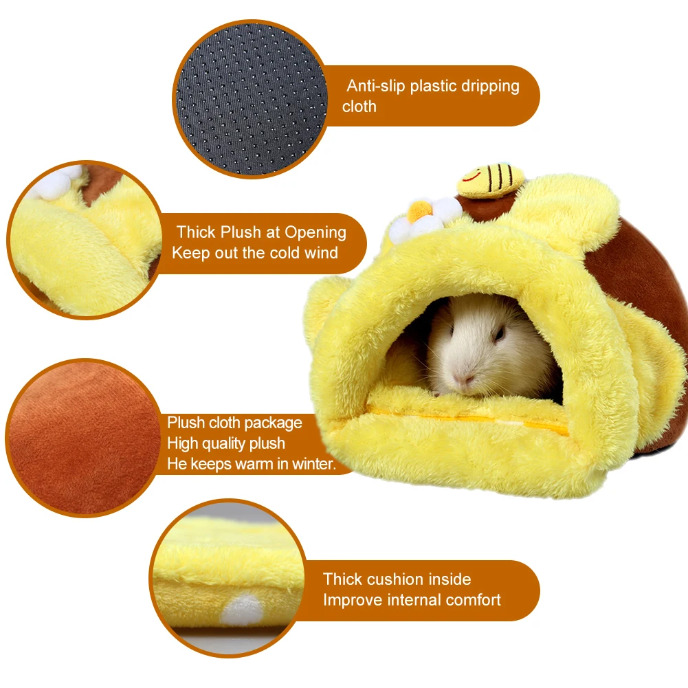 Hamster Pet Nest Small Dutch Pig with Cotton Honey Pot Small Cotton Soft Plush Autumn and Winter
Hamster Pet Nest Small Dutch Pig with Cotton Honey Pot Small Cotton Soft Plush Autumn and Winter