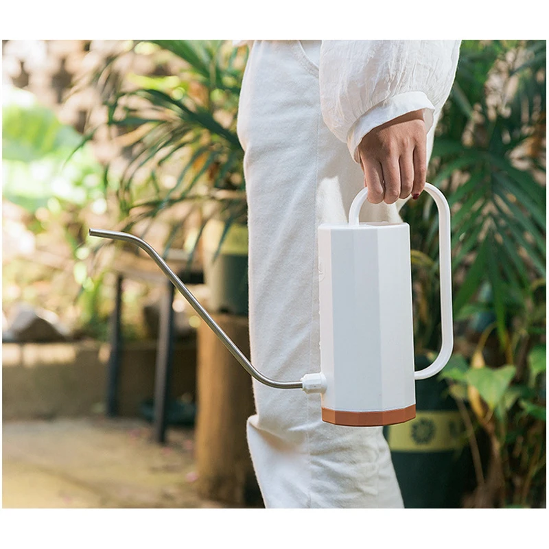 Long Mouth Water Can Watering Pot Garden Flower Plants Watering Cans 1.2L Kettle Flowers Practical Gardening Handle Sprinkler 
Long Mouth Water Can Watering Pot Garden Flower Plants Watering Cans 1.2L Kettle Flowers Practical Gardening Handle Sprinkler