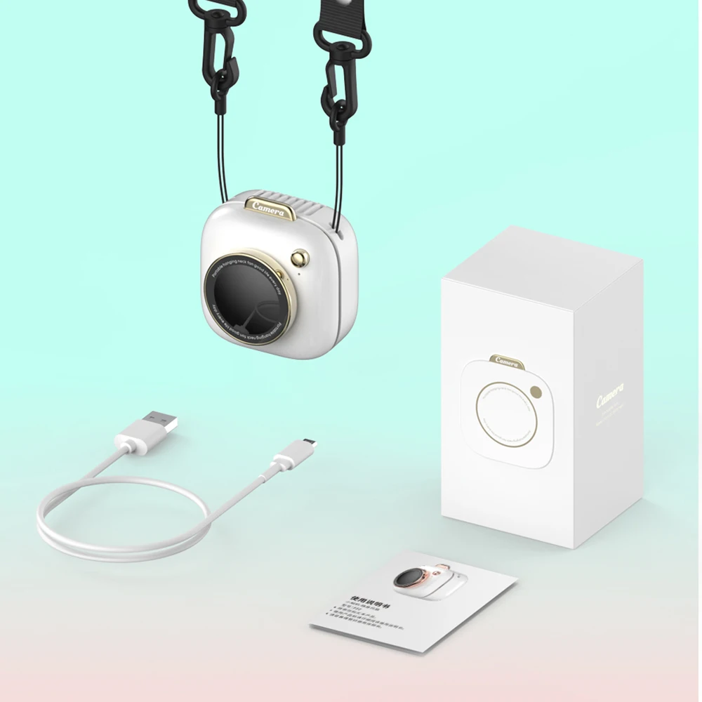 Hanging Neck Fan Mini Cute Pocket Camera Fans Rechargeable Air Cooler Mute 3 Speed Portable Waist Fan For Outdoor Neck fan 
Hanging Neck Fan Mini Cute Pocket Camera Fans Rechargeable Air Cooler Mute 3 Speed Portable Waist Fan For Outdoor Neck fan