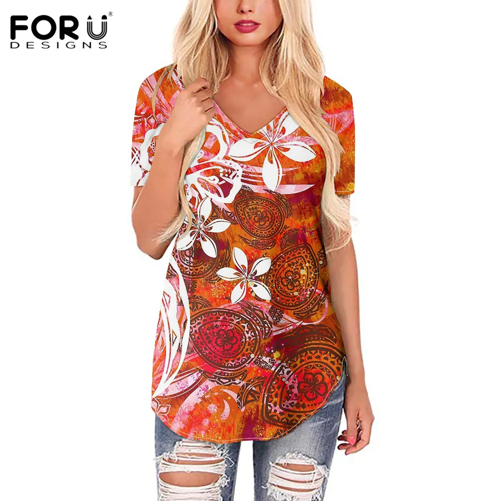 FORUDESIGNS/цветы гибискуса с узором в стиле ретро V образным вырезом свободные блузки женские высокие эластичные костюм поли базовые футболки д...
FORUDESIGNS/цветы гибискуса с узором в стиле ретро V образным вырезом свободные блузки женские высокие эластичные костюм поли базовые футболки д...