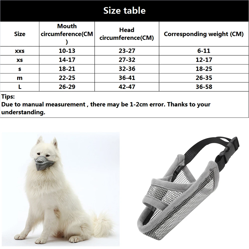 Pet Dog Adjustable Mask Mesh Breathable Mouth Muzzles Dog Anti Bark Chew Bite Training Tool N15 For Dog Training Aids Accessory
Pet Dog Adjustable Mask Mesh Breathable Mouth Muzzles Dog Anti Bark Chew Bite Training Tool N15 For Dog Training Aids Accessory