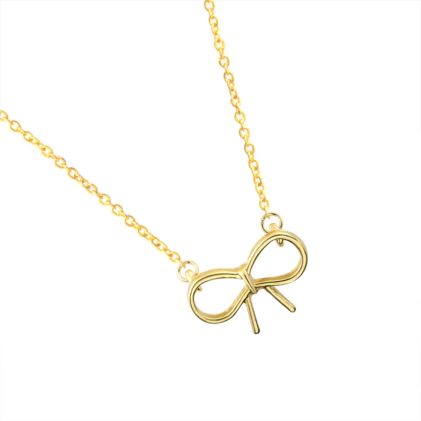 Bow-Knot Pendant Necklace For Women Stainless Steel Gold Chain Choker Trendy Bow Necklaces Decoration Fashion Jewelry Best Gift
Bow-Knot Pendant Necklace For Women Stainless Steel Gold Chain Choker Trendy Bow Necklaces Decoration Fashion Jewelry Best Gift