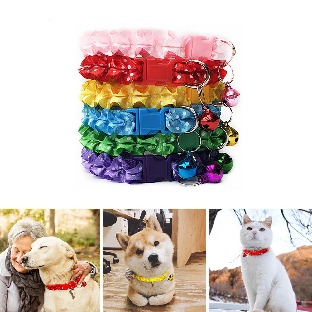 Cartoon Dog Cat Collars With Bell Adjustable Polyester Buckle Collar Cat Pet Supplies Accessories Collar Small Dog Chihuahua
Cartoon Dog Cat Collars With Bell Adjustable Polyester Buckle Collar Cat Pet Supplies Accessories Collar Small Dog Chihuahua