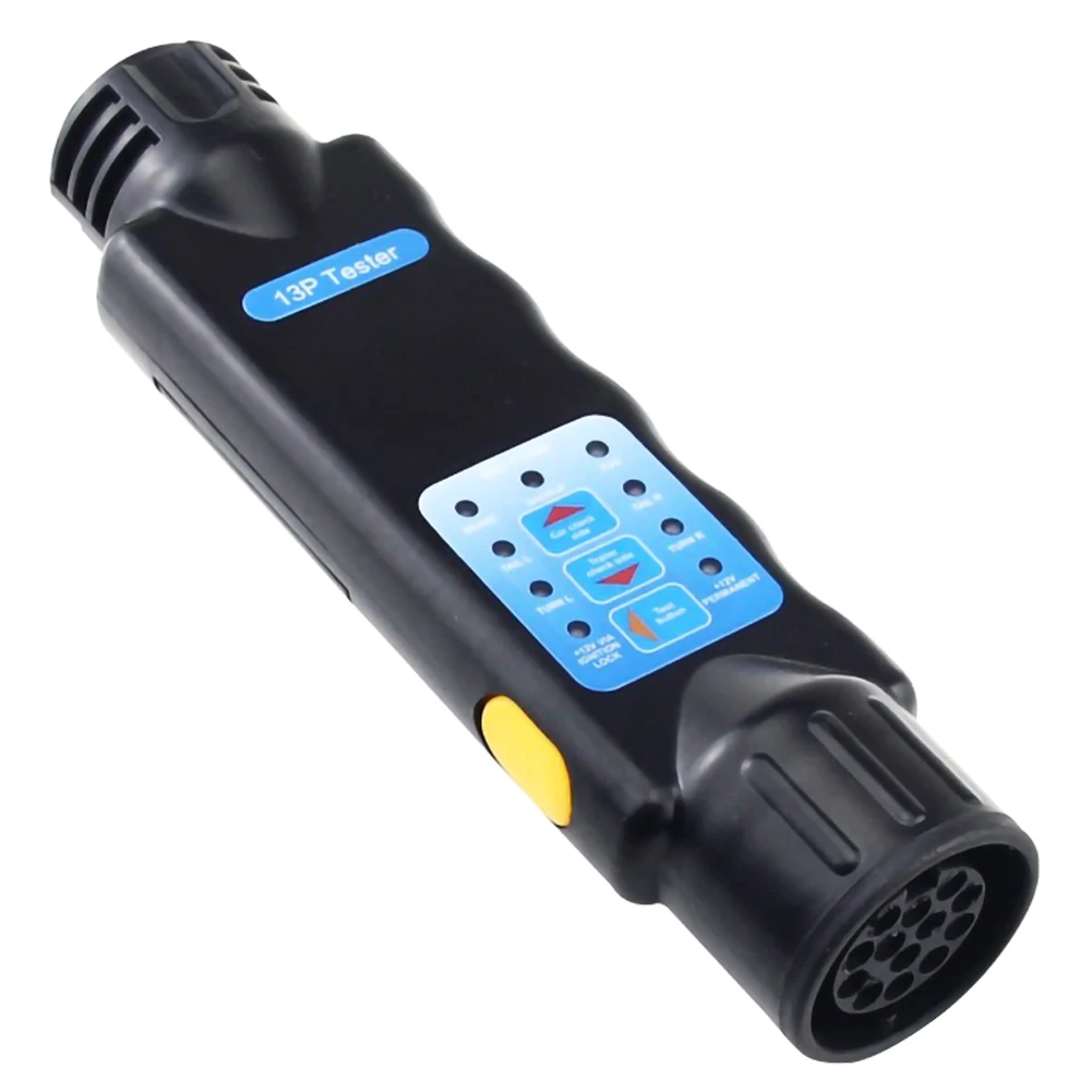 13 Pin Car Truck Trailer Plug Socket Tester Wiring Circuit Light Test Tool Diagnostic Tools Black Adapter Auto Diagnostic Tool
13 Pin Car Truck Trailer Plug Socket Tester Wiring Circuit Light Test Tool Diagnostic Tools Black Adapter Auto Diagnostic Tool