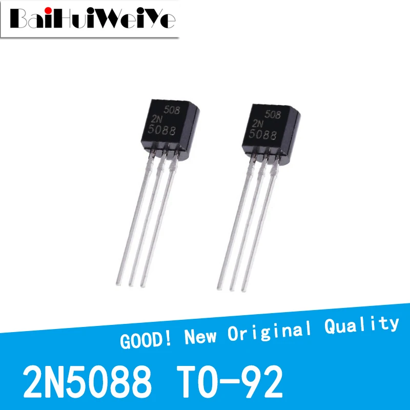 50PCS/LOT 2N5088 N5088 5088 TO-92 TO92 Triode Transistor New Original Good Quality Chipset
50PCS/LOT 2N5088 N5088 5088 TO-92 TO92 Triode Transistor New Original Good Quality Chipset