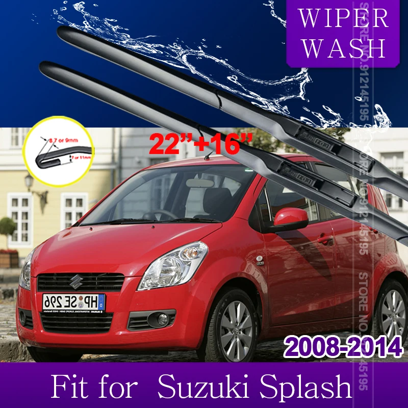 Car Wiper Blades for Suzuki Splash 2008~2014 EX Front Windscreen Wipers Car Accessories Stickers 2009 2010 2011 2012 2013
Car Wiper Blades for Suzuki Splash 2008~2014 EX Front Windscreen Wipers Car Accessories Stickers 2009 2010 2011 2012 2013