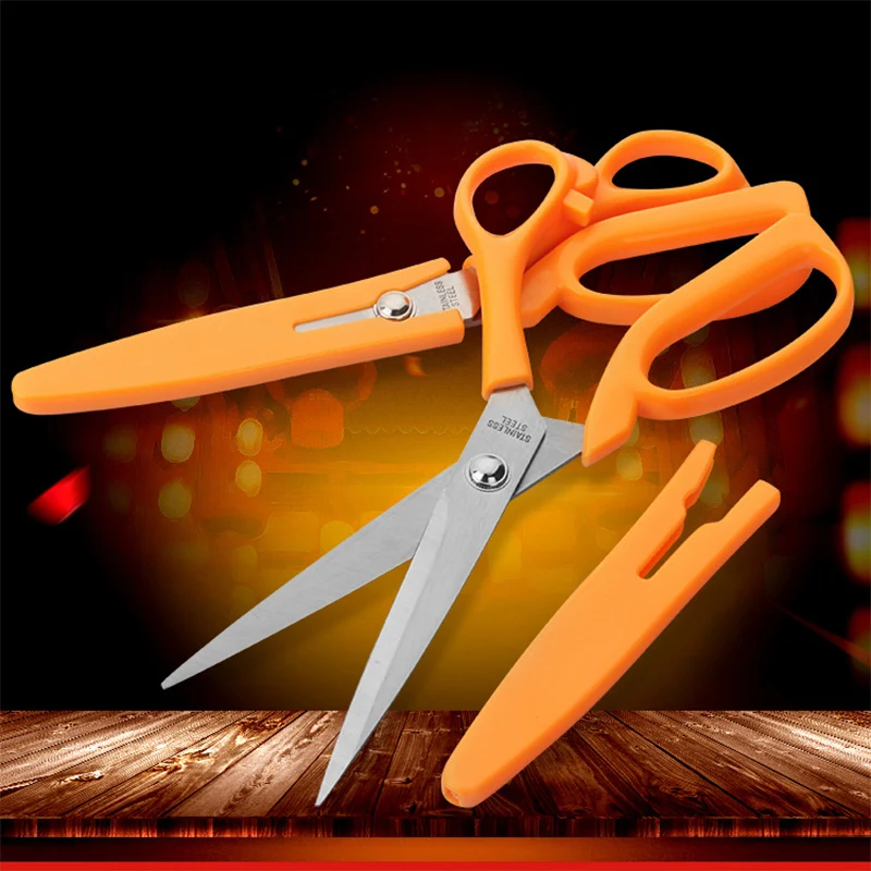 Embroidery Scissors Dressmaking Craft Sissors for Cut Cloth Sewing Orange with Protective Cover Stainless Steel Scissors E
Embroidery Scissors Dressmaking Craft Sissors for Cut Cloth Sewing Orange with Protective Cover Stainless Steel Scissors E