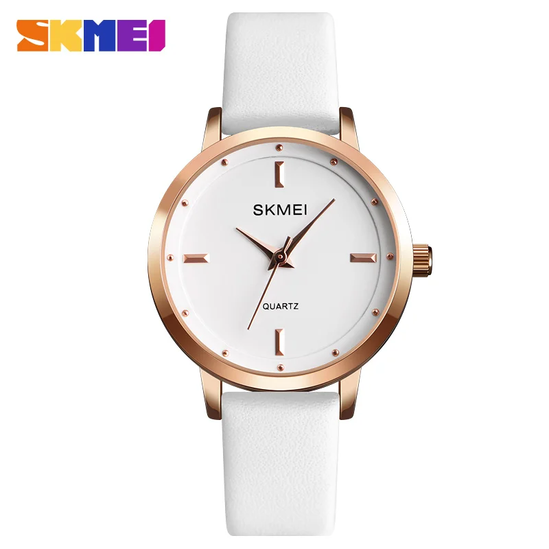 SKMEI Brand Fashion Women Watches Leather Female Quartz Wristwatches Ladies Thin Casual Strap Watch Reloj Mujer 1457
SKMEI Brand Fashion Women Watches Leather Female Quartz Wristwatches Ladies Thin Casual Strap Watch Reloj Mujer 1457