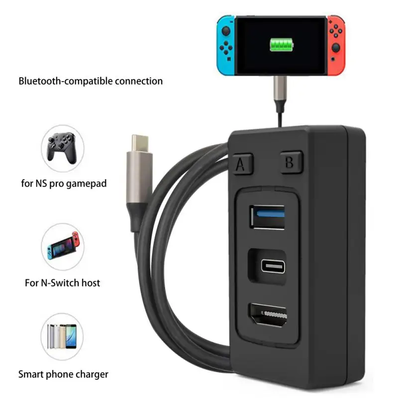 For Switch Projection Screen Bluetooth-compatible Transmitter HDMI Video Converter For Switch Portable Conversion Adapter
For Switch Projection Screen Bluetooth-compatible Transmitter HDMI Video Converter For Switch Portable Conversion Adapter