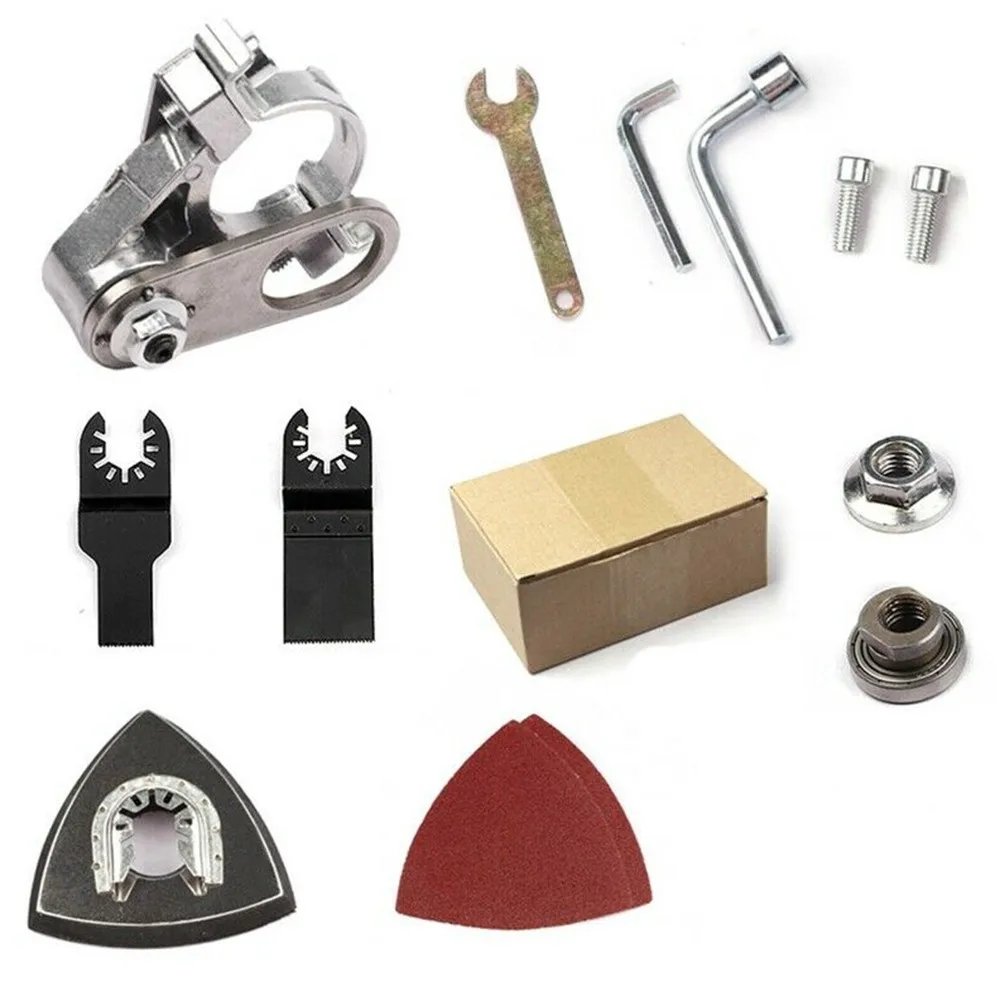100mm Type Multifunction Angle Grinder Converter Oscillating Tool Adapter Kit Wood Cutting Open Hole Sanding Polishing Grinder
100mm Type Multifunction Angle Grinder Converter Oscillating Tool Adapter Kit Wood Cutting Open Hole Sanding Polishing Grinder