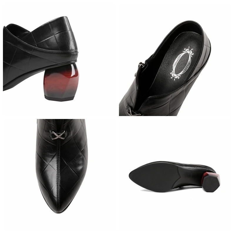 REAVE CAT New 2021 Ladies Pumps Pointed Toe Genuine Leather 5.5cm Strange Heels Bling Classic Concise Slip-On Summer A3535
REAVE CAT New 2021 Ladies Pumps Pointed Toe Genuine Leather 5.5cm Strange Heels Bling Classic Concise Slip-On Summer A3535