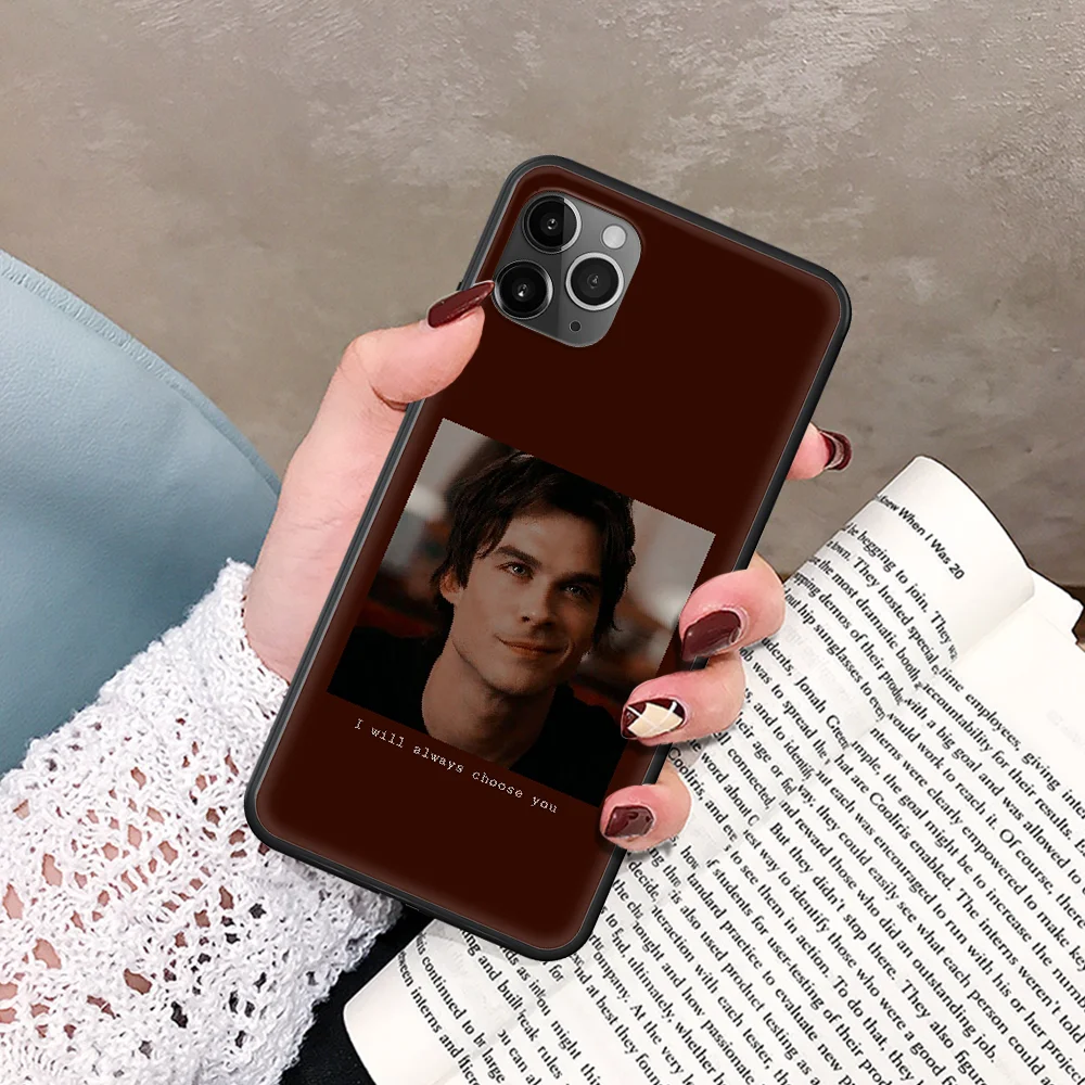 The Vampire Diaries Damon Salvatore Phone Case For IPhone 5 5S SE 5C 6 6S 7 8 Plus X XS XR 11 12 Mini Pro Max 2020 black Back
The Vampire Diaries Damon Salvatore Phone Case For IPhone 5 5S SE 5C 6 6S 7 8 Plus X XS XR 11 12 Mini Pro Max 2020 black Back