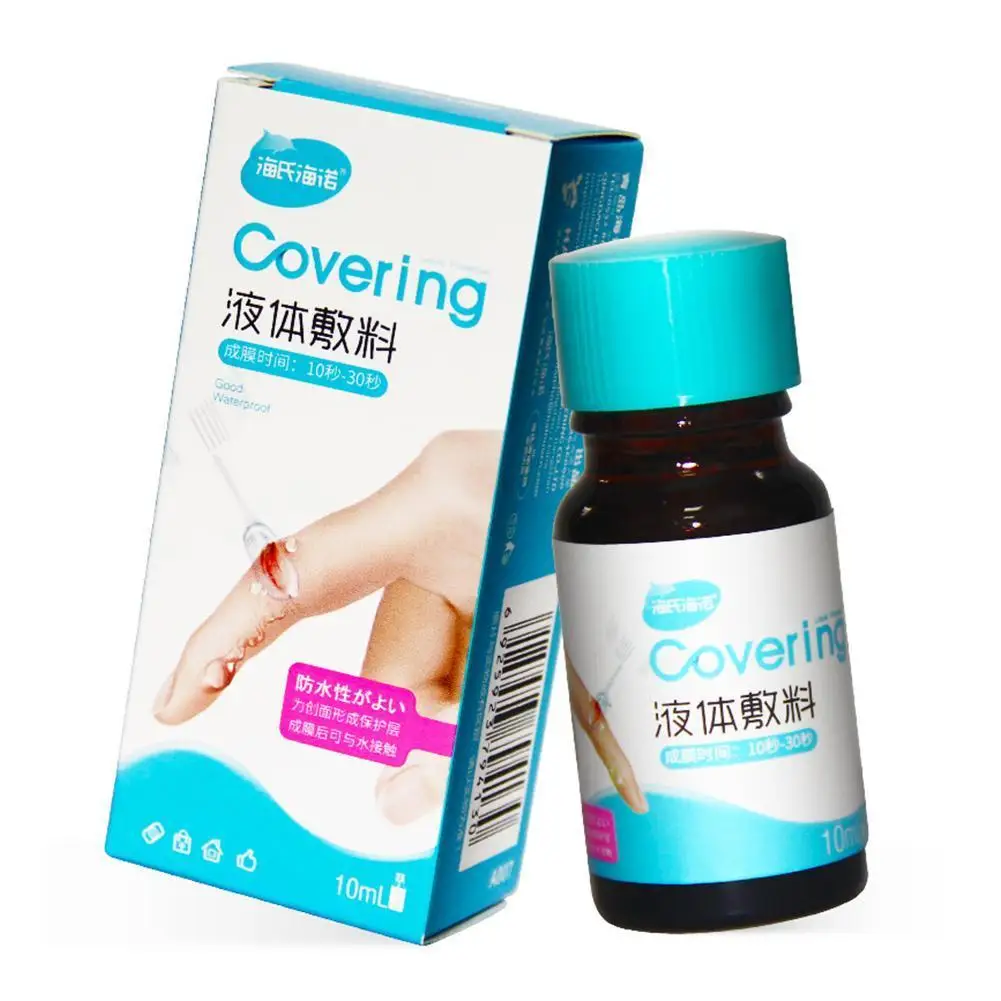 10ml Liquid Dressing Transparent Waterproof Bandage Disinfecting Wound Hemostatic Adhesive Wound Healing Gel Liquid Band-aid
10ml Liquid Dressing Transparent Waterproof Bandage Disinfecting Wound Hemostatic Adhesive Wound Healing Gel Liquid Band-aid