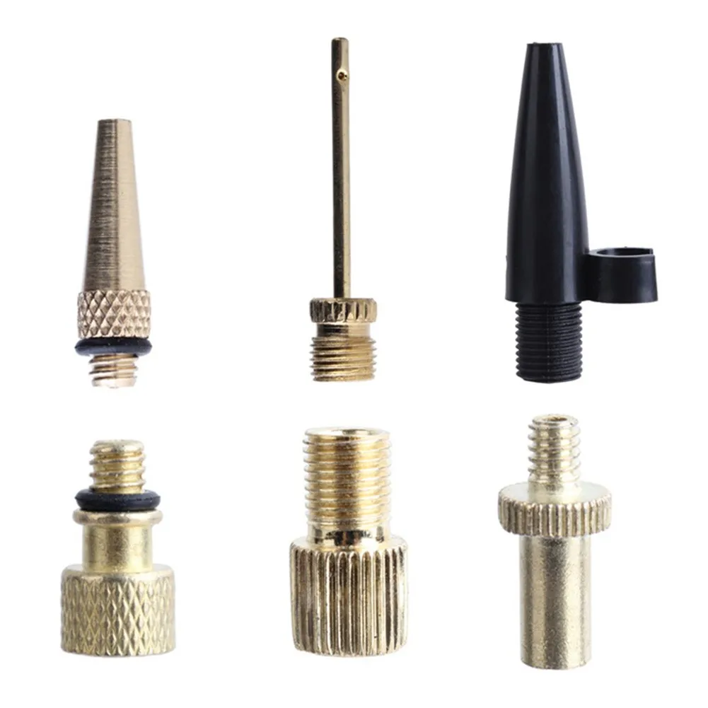 6 Pcs Bike Valve Adaptors Kit Bike Tire Pump Adaptor Set Zinc Alloy Needle Valve Connector Bicycle Inflator Pump Accessory
6 Pcs Bike Valve Adaptors Kit Bike Tire Pump Adaptor Set Zinc Alloy Needle Valve Connector Bicycle Inflator Pump Accessory